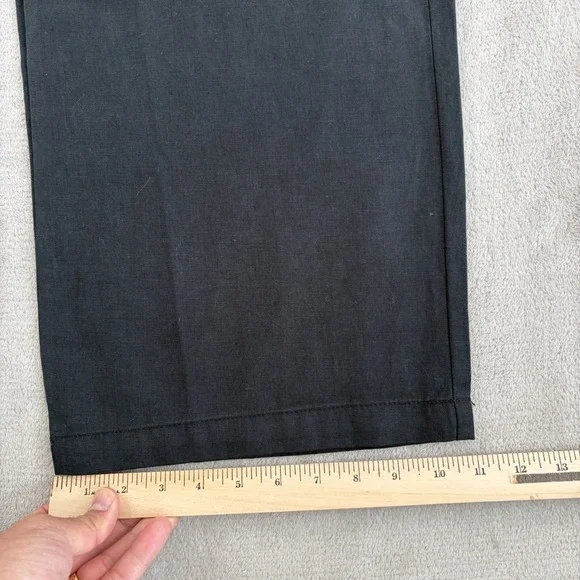 Madewell The Harlow Wide-Leg Trouser Pants in Black Women 00 NWOT $118 - Picture 8 of 12